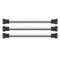 Lot de 3 barres de toit pour Peugeot Expert