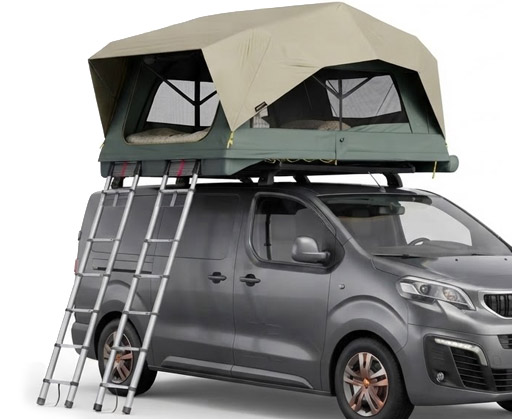 tente de toit Naït up / Decathlon pour Peugeot Expert