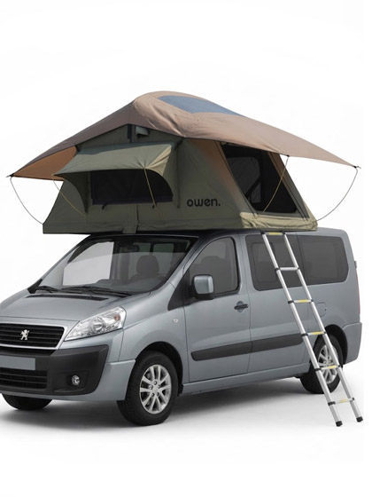 tente de toit Owen sur Peugeot Expert